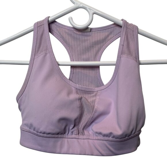 Fila Lavender Mesh Back Sports Bra | Size Small - Picture 1 of 2